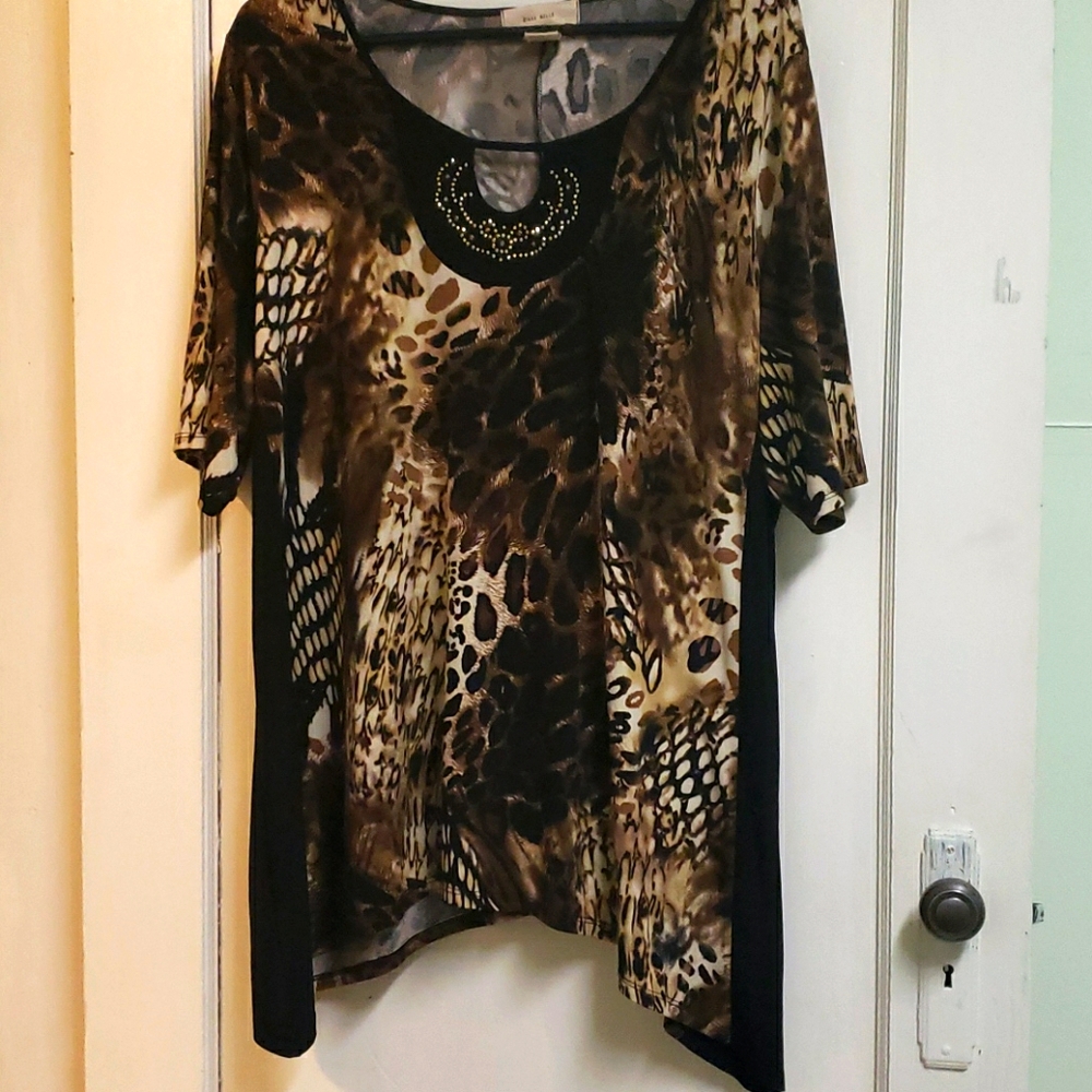 BOGO Diana Belle Animal Print Blouse